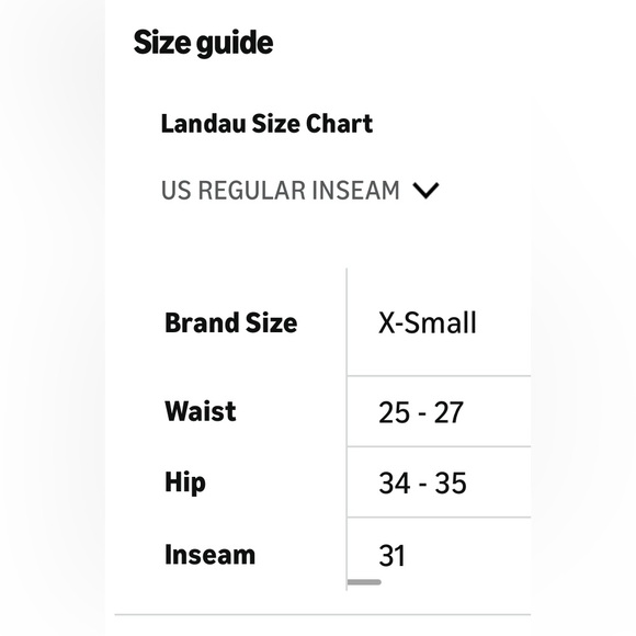 Landau Caribbean blue extra small elastic waist Medical scrubs classic fit - Picture 4 of 5